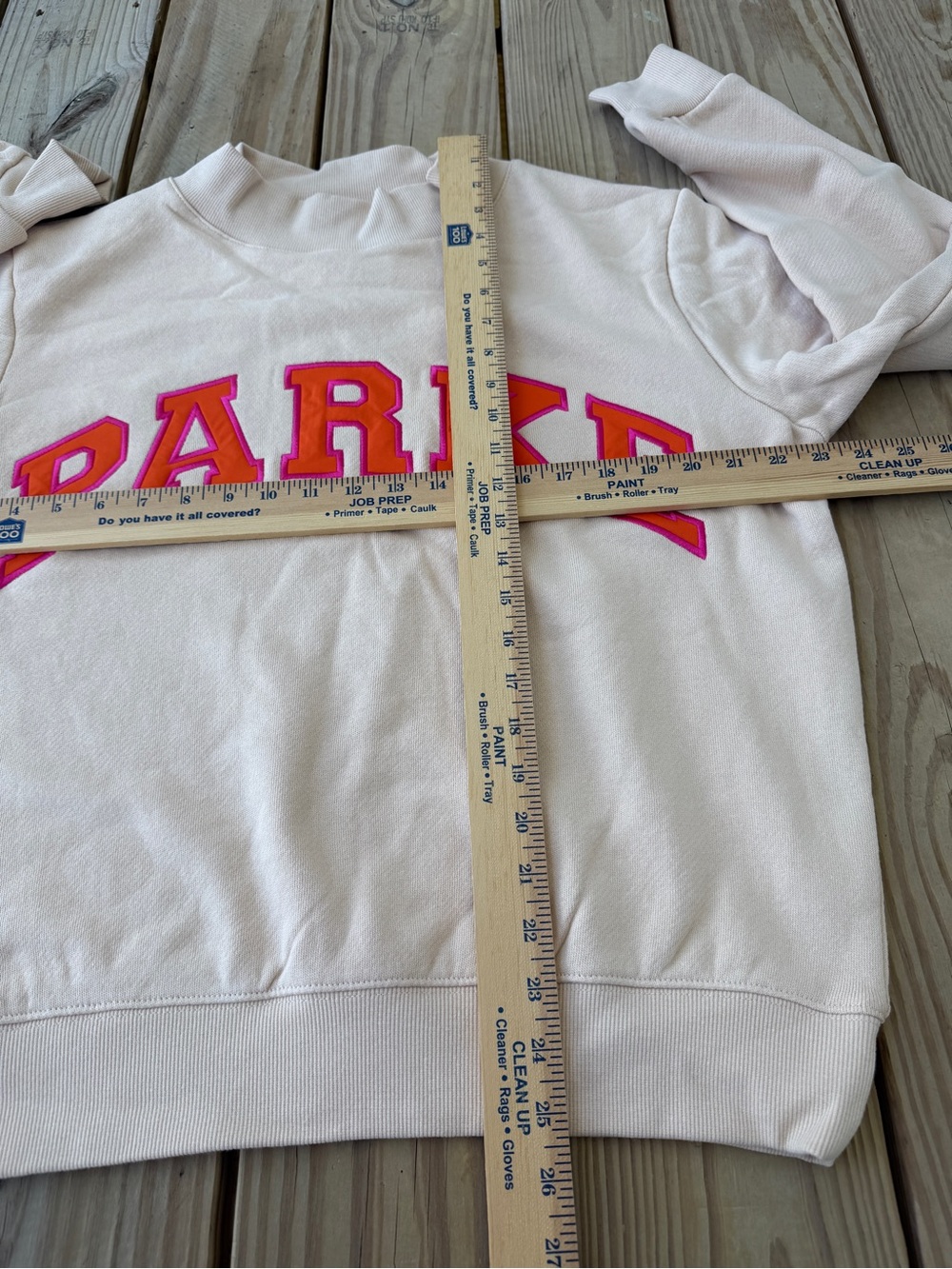 NEW Parke x Dunkin' Varsity Mockneck Latte Small/Medium Cream - Picture 7 of 7